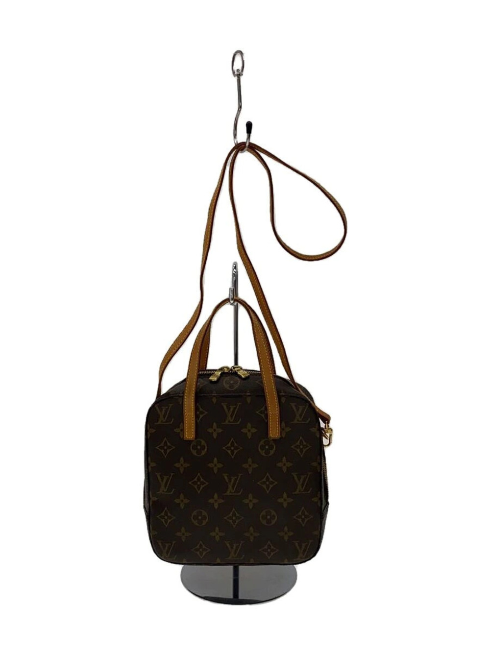 LOUIS VUITTON Spontini Monogram Canvas Brown